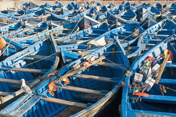 Fototapeta na wymiar Seaport Essaouira, Maroko