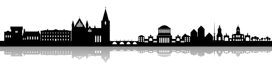Fototapeta premium Skyline Dublin