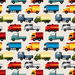 seamless truck pattern