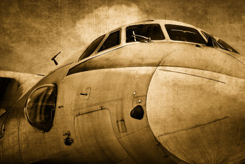 Old military aircraft