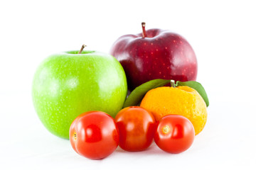 mix fruit isolated