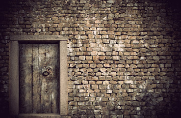 Fototapeta na wymiar Ancient wooden door