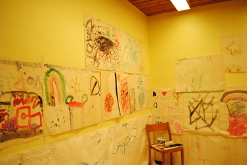 Kinder haben gemalt