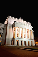 Latvian National Opera in Riga - obrazy, fototapety, plakaty