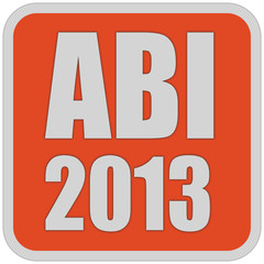 Sticker orange quadrat oc ABI 2013