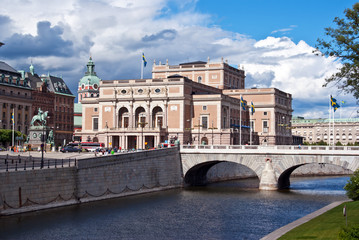 Fototapeta premium Panorama of Stockholm, Sweden