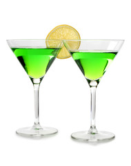 Two martini and lemon