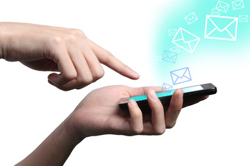 Ecological concept on touch screen mobile phone