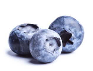 heap of blueberries