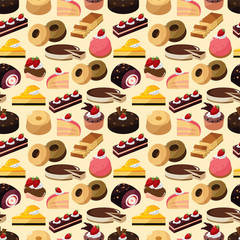 seamless cake pattern