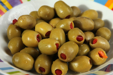 green olives