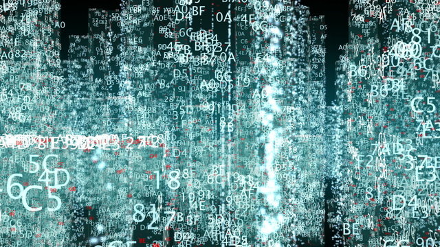 Loopable cyber city background