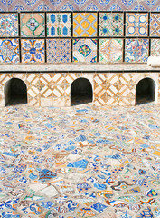 チュニジアのタイルアート