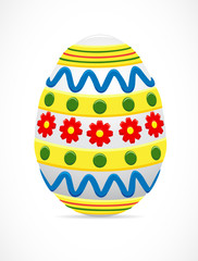 Painted easter egg