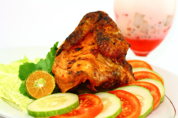 Indonesian roasted chicken