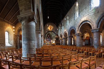 Interior of the cathedral in Stavanger, Norway