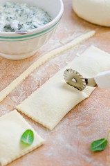 Produktion von Raviolin