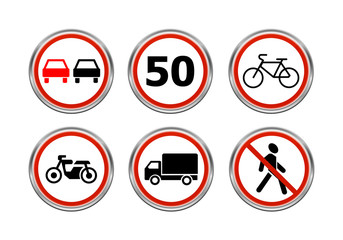 Road signs set 5