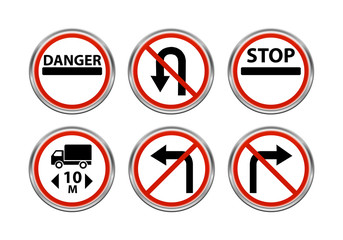 Road signs set 6