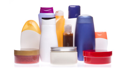 cosmetic bottles