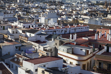 Fototapeta premium Sevilla vista desde el Metropol Parasol