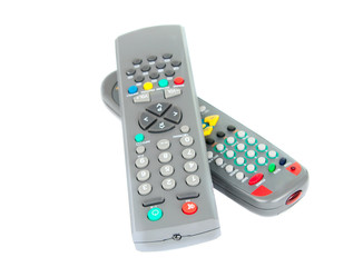 TV remote control isolated