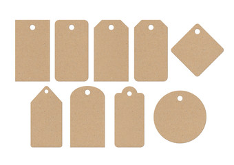 Étiquettes en carton