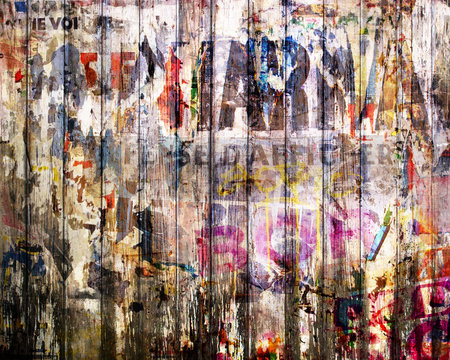 Fototapeta fond planche de bois grunge - concept