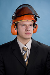 engineer in cap