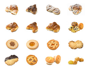 Collage of pastry