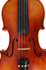 detail of violin