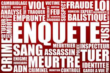 enquetes policiere - mots