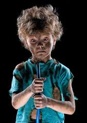 Funny little electrician