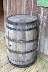 Fototapeta premium wooden barrel