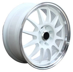 car alloy wheel, isolated