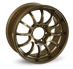 Obraz premium car alloy wheel, isolated over white background