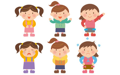 子どものイラスト/女の子