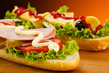 Long sandwiches