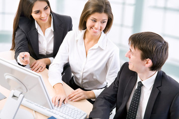 Fototapeta premium Business team