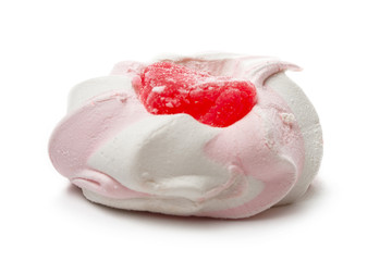 Marshmallow with fruit jelly filler