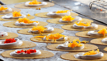 Thai crispy crepes