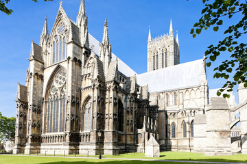 Fototapeta na wymiar katedra w Lincoln, East Midlands, Anglia