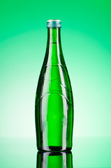 Water bottles as healthy drink concept