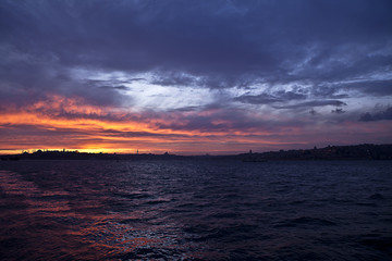 Sunset over Goldenhorn