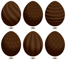 6 Easter Eggs Chocolat