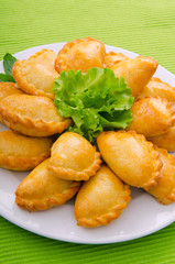 Patties with meat in plate