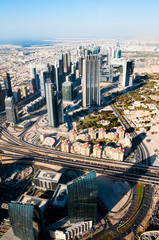 beautiful view of the city of Dubai