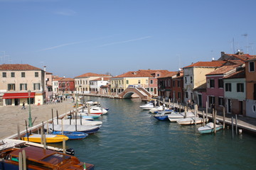 Fototapeta na wymiar Canal in Murano