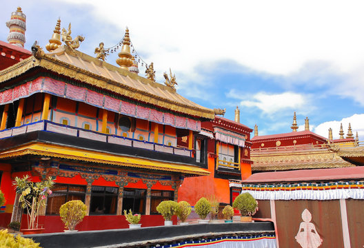Jokhang temple in Lhasa, Tibet