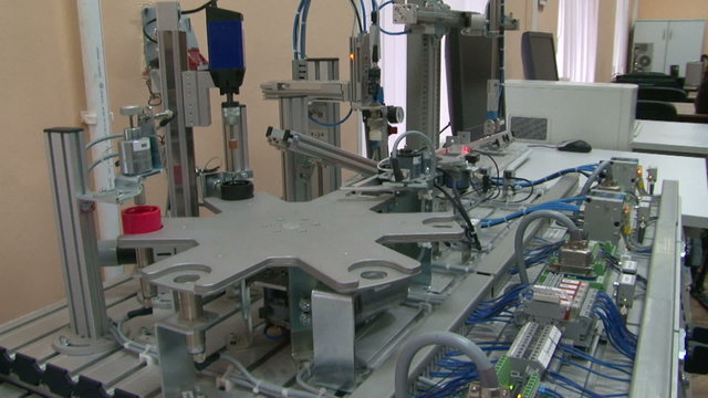 Model of the automated factory